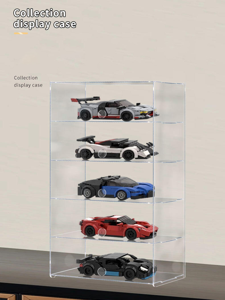 Victor Racket Jetspeed - Acrylic Display Case for LEGO Racing
