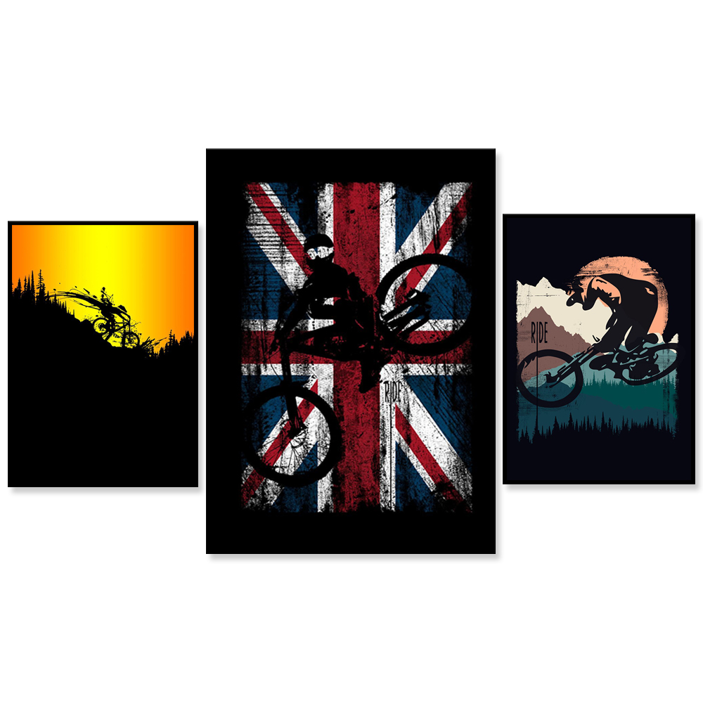 Mountain Bike Art Print ~ Gift - Mountain Biking York ulasan dan harga