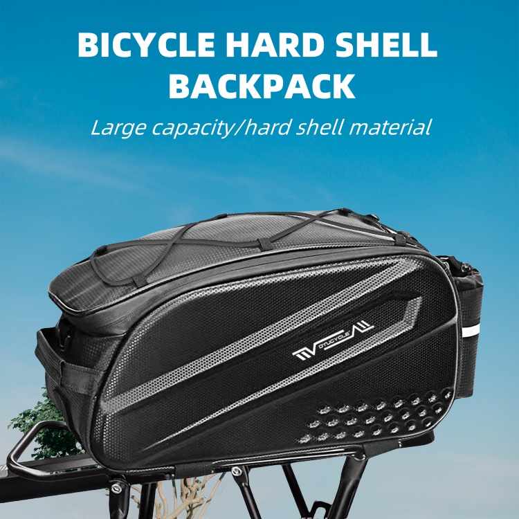 Bicycle Bag, Hard-Shell Rear S - Mountain Biking Fanny Pack ulasan dan harga