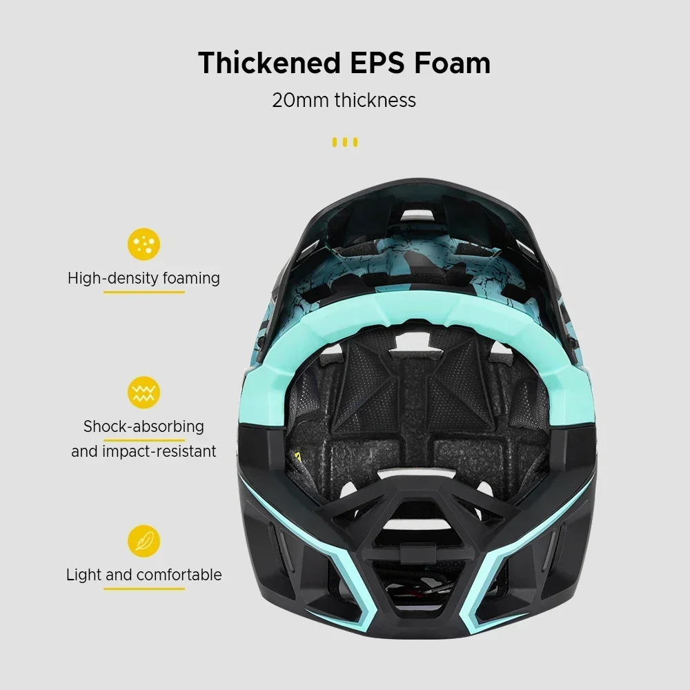 Mountain Bike Safety Cycling G - Mountain Biking Helmet Full Face ulasan dan harga