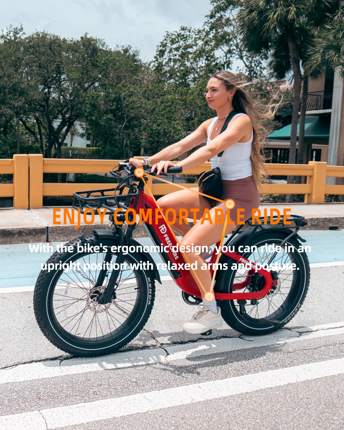 FREEDARE Electric Bike for Adu - Mountain Biking App ulasan dan harga