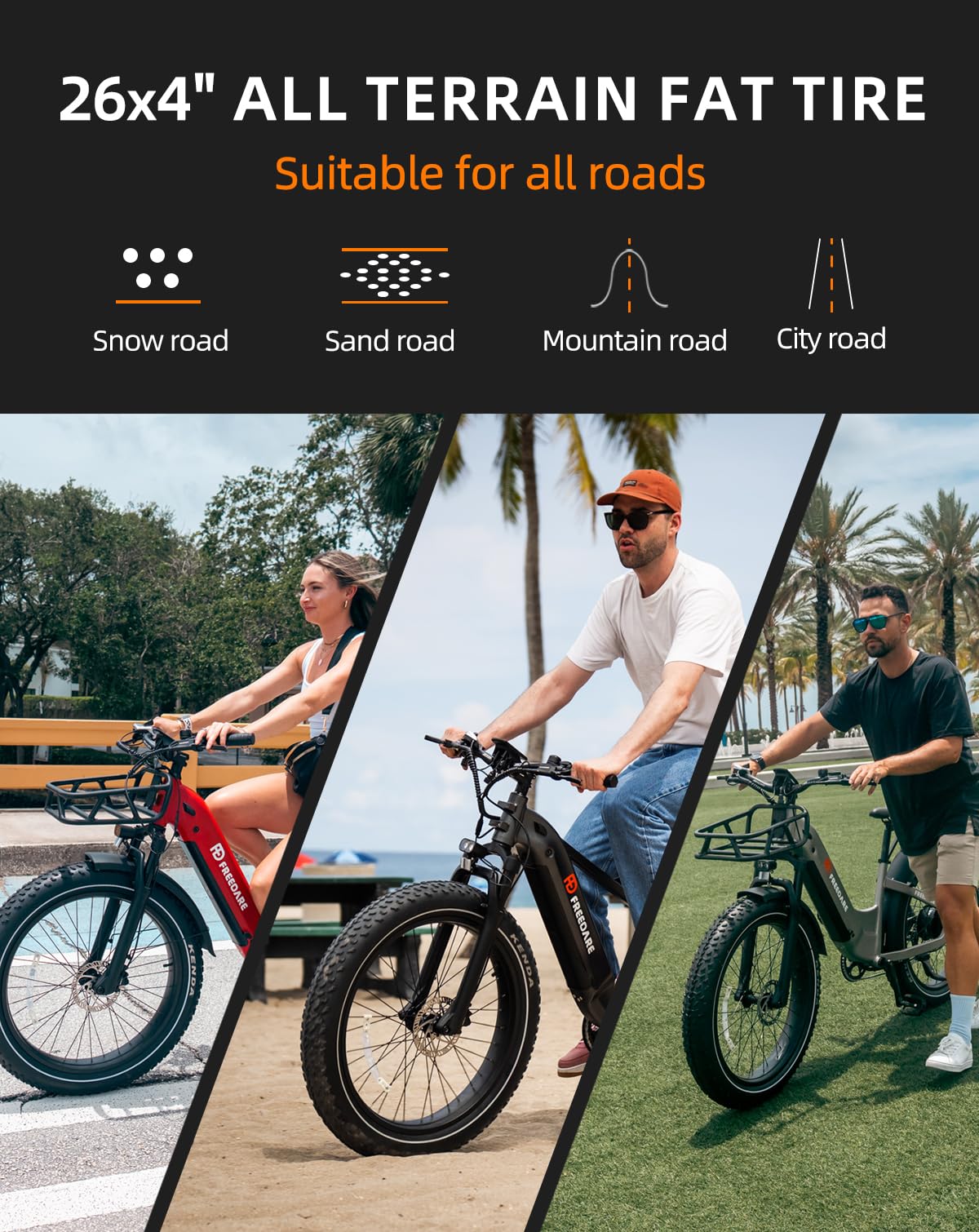 FREEDARE Electric Bike for Adu - Mountain Biking App ulasan dan harga