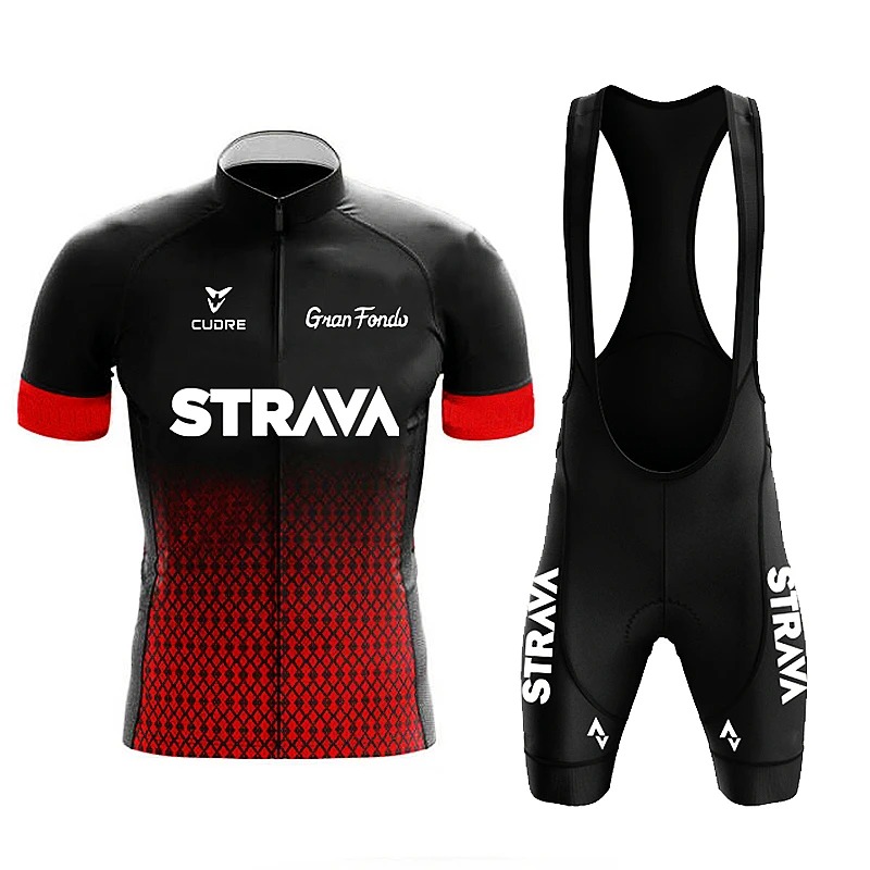 Strava Jersey Set Men's Bib Sh - Mountain Biking Overalls ulasan dan harga