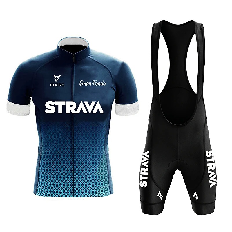 Strava Jersey Set Men's Bib Sh - Mountain Biking Overalls ulasan dan harga