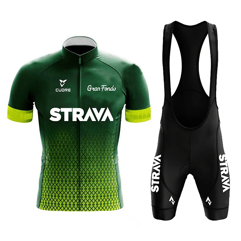Strava Jersey Set Men's Bib Sh - Mountain Biking Overalls ulasan dan harga