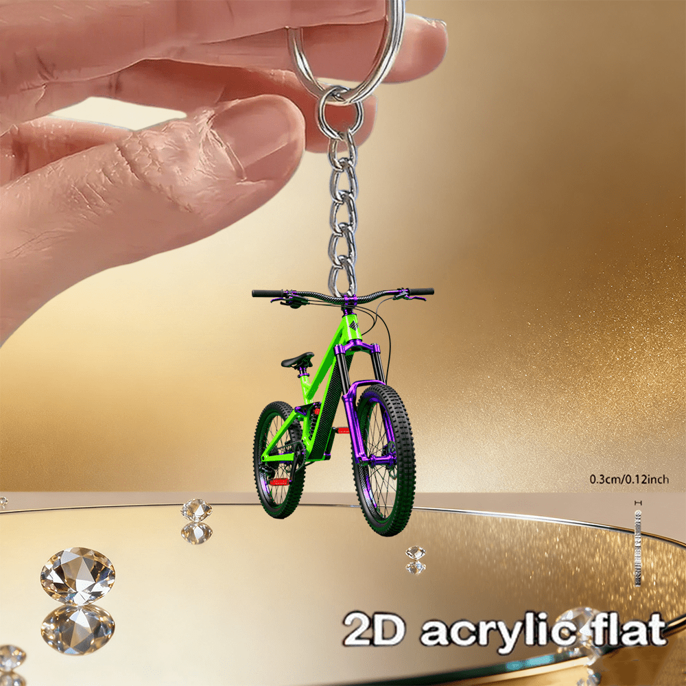 2D Mountain Bike Keychain Vibr - Mountain Biking Holidays ulasan dan harga