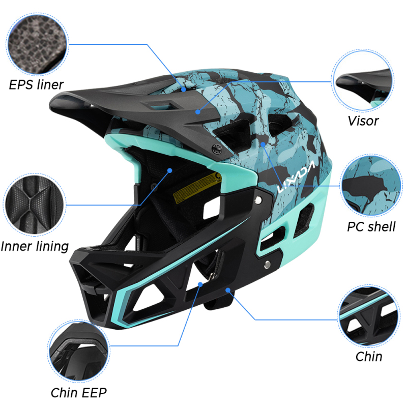 Full Face Mountain Bike Helmet - Mountain Biking Helmet Full Face ulasan dan harga