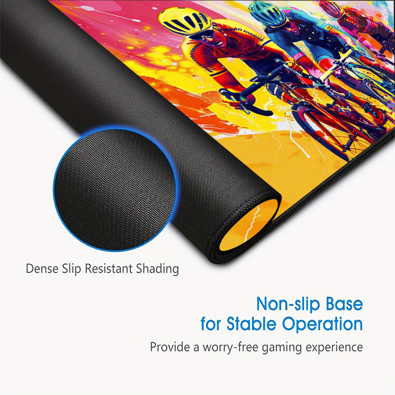 Gaming Mouse Pad 1pc Large Mou - Mountain Biking Game ulasan dan harga