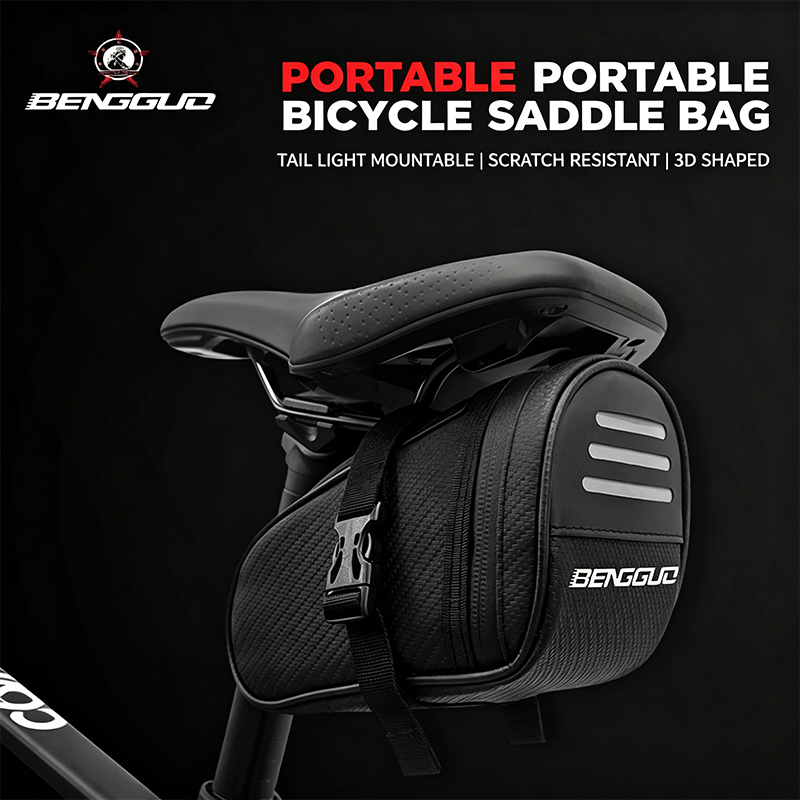 BENGGUO Bicycle Saddle Bag Sma - Mountain Biking Fanny Pack ulasan dan harga