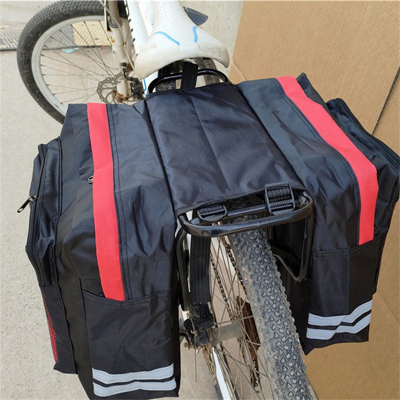 Bike Rear Rack Bag Cycling Dou - Mountain Biking Fanny Pack ulasan dan harga