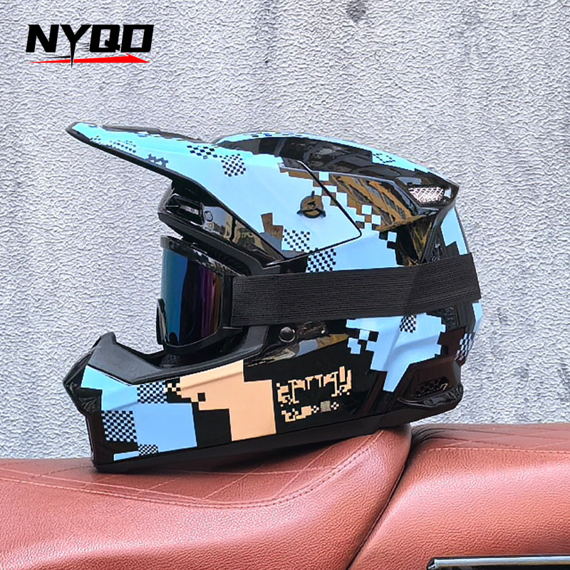 Orz Off-Road Three-Piece Helme - Mountain Biking Helmet Full Face ulasan dan harga