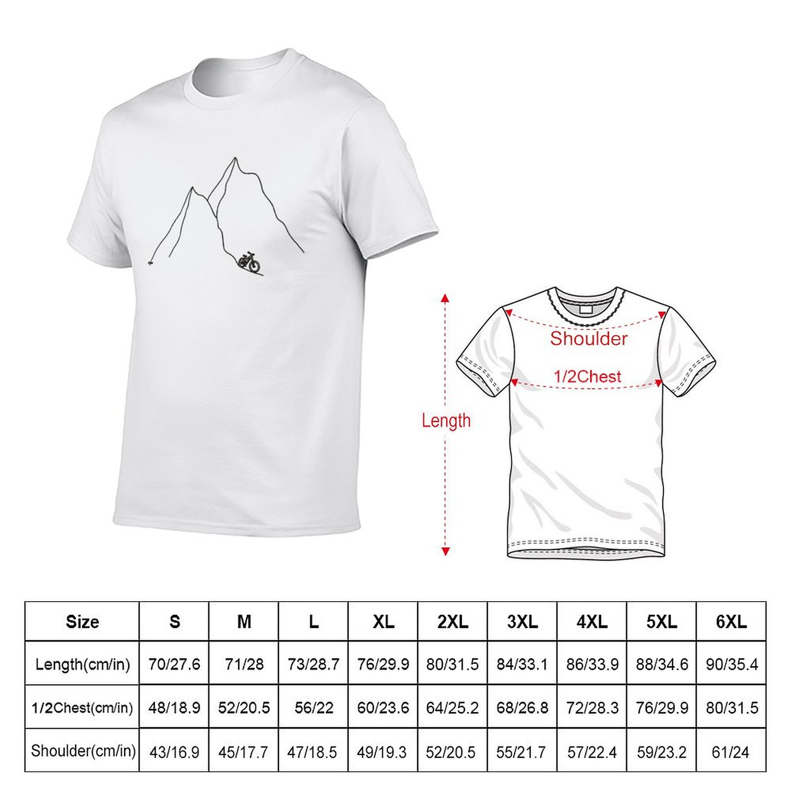 Mountain Bike (black design) T - Mountain Biking Holidays ulasan dan harga