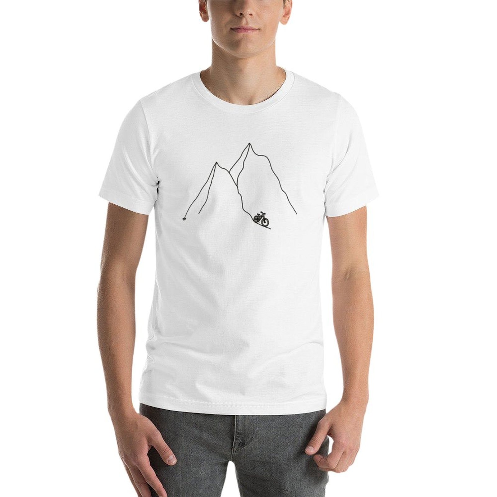 Mountain Bike (black design) T - Mountain Biking Holidays ulasan dan harga