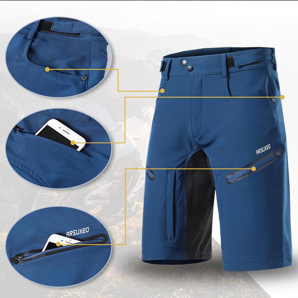 ARSUXEO Men's Cycling Shorts L - Mountain Biking Overalls ulasan dan harga