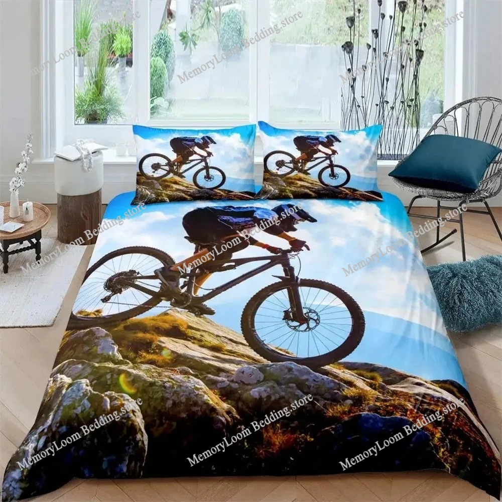 Bicycle Duvet Cover Set Microf - Mountain Biking Game ulasan dan harga