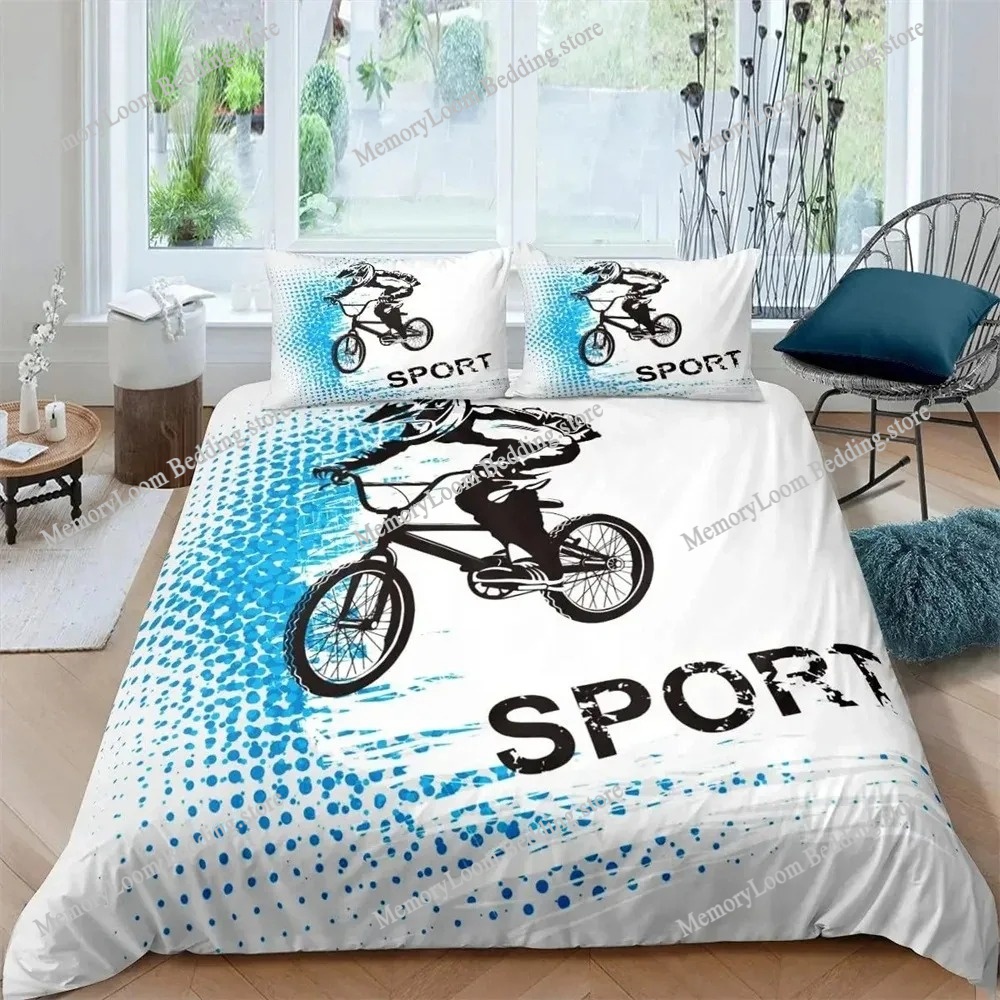 Bicycle Duvet Cover Set Microf - Mountain Biking Game ulasan dan harga