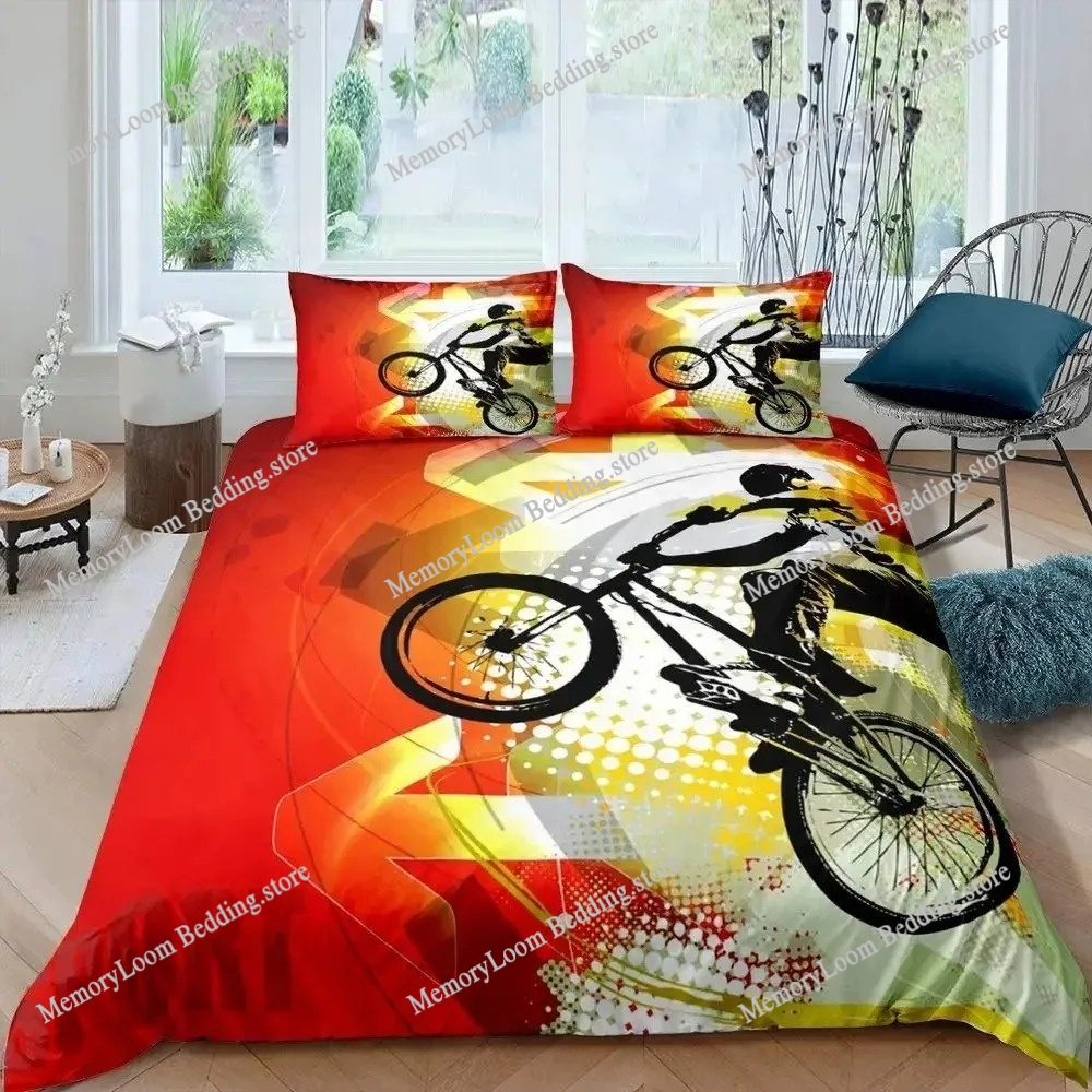 Bicycle Duvet Cover Set Microf - Mountain Biking Game ulasan dan harga
